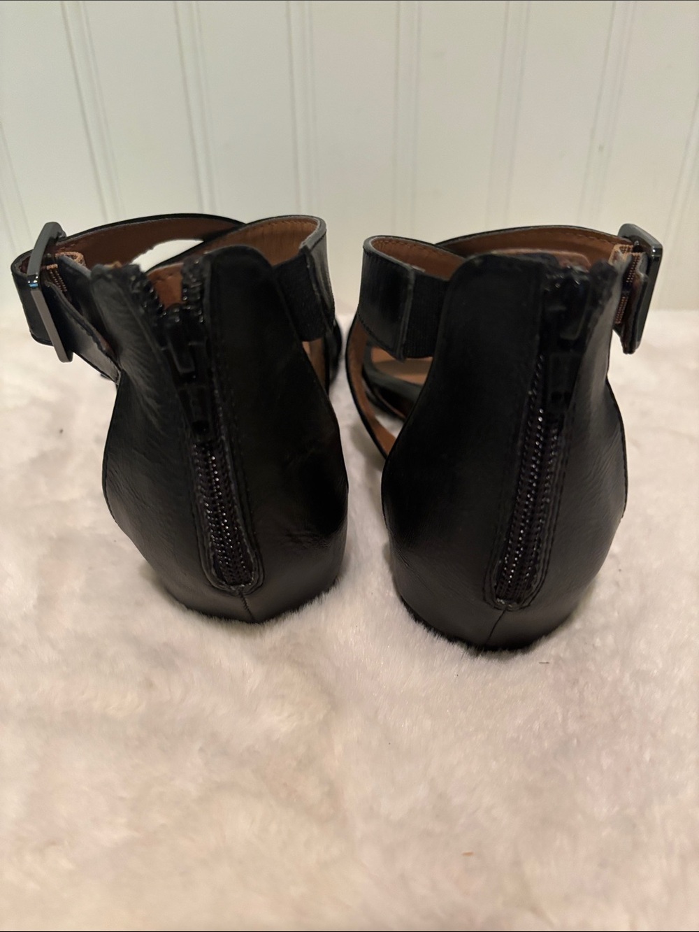 EuroSoft Rishelle Women’s Black Strappy Buckle Sandals Size 6 - Picture 3 of 4